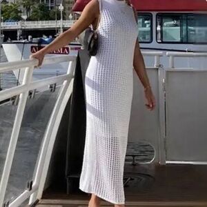 Elegant White Sleeveless Dress Rag and Bone